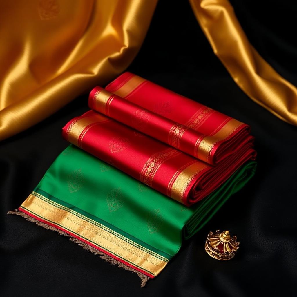 Radiant Golden Sequin & Gota Poshak
